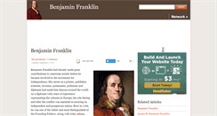 Desktop Screenshot of benjaminfranklinbio.com